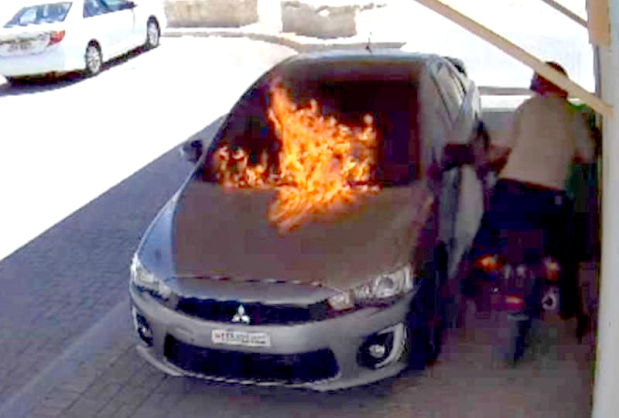 Three years in prison for revenge car arson attack